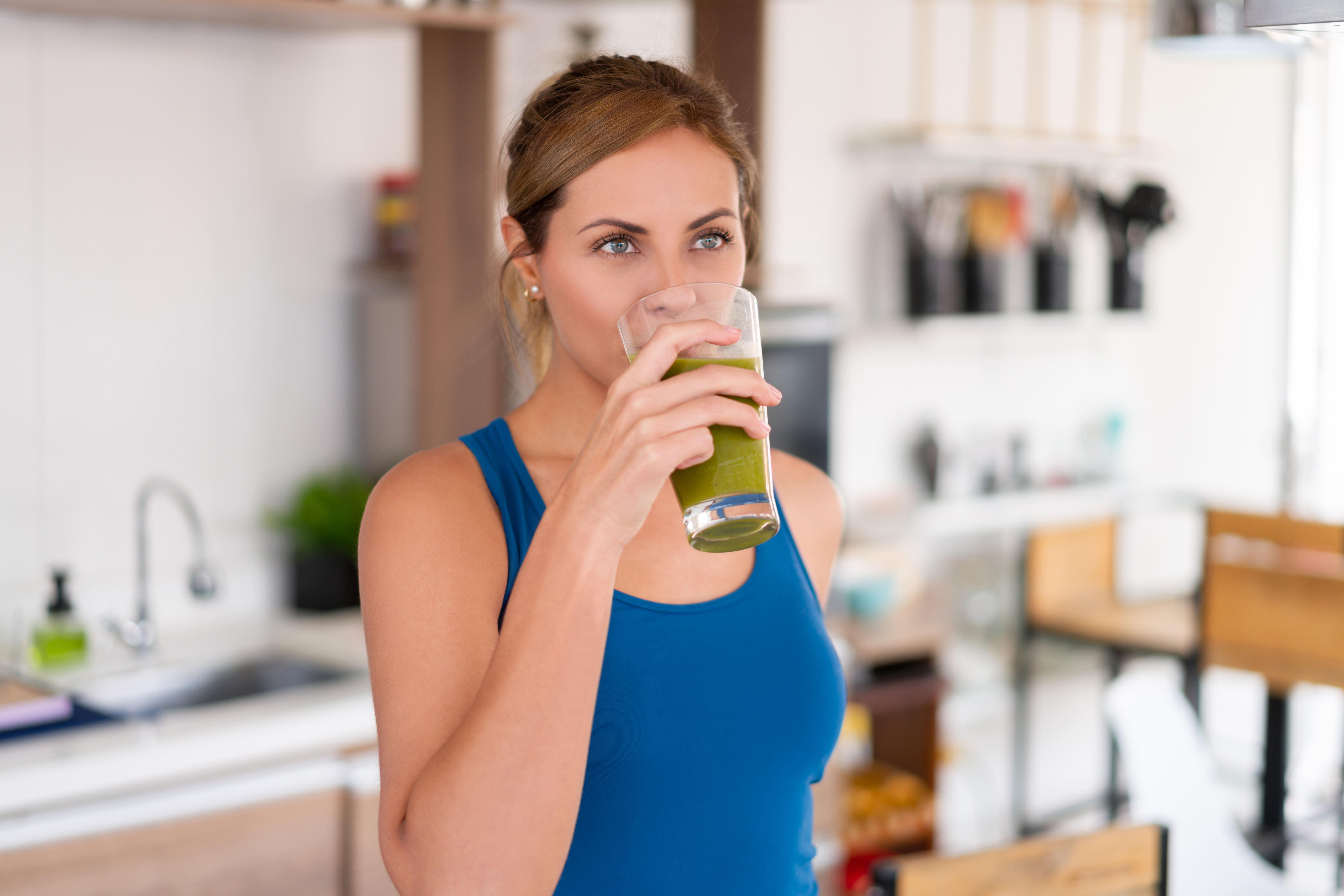 People living healthy lifestyle with natural supplements and wellness products